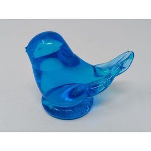 Leo Ward Bluebird Bird of Happiness 1987 Art Glass Figurine
